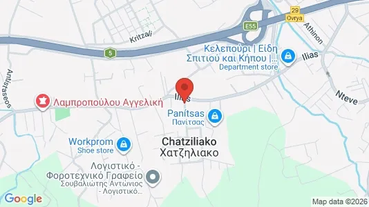 Liikekiinteistöt Vuokrattavana i Patras - kort over placeringen