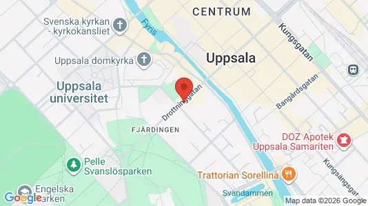 Commercial properties for sale i Uppsala - kort over placeringen