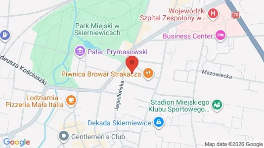 Office spaces for rent i Skierniewice - kort over placeringen
