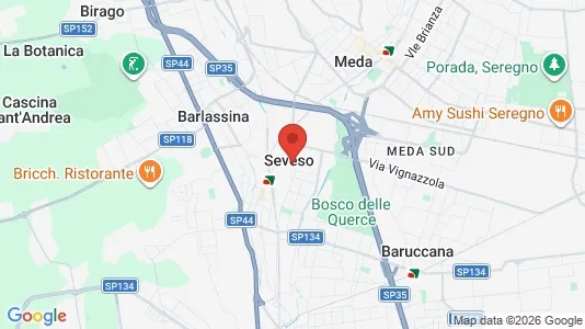 Commercial properties for sale i Seveso - kort over placeringen