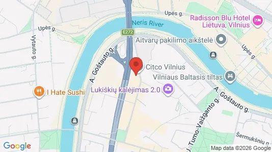 Espacios de oficina En alquiler i Vilnius Senamiestis - kort over placeringen