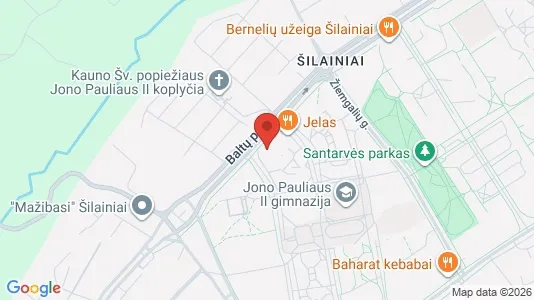 Producties te huur i Kaunas - kort over placeringen