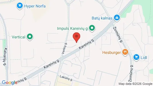Office spaces for rent i Vilnius Žirmūnai - kort over placeringen