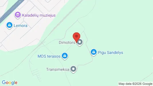 Kontorlokaler til leje i Vilnius Vilkpėdė - kort over placeringen