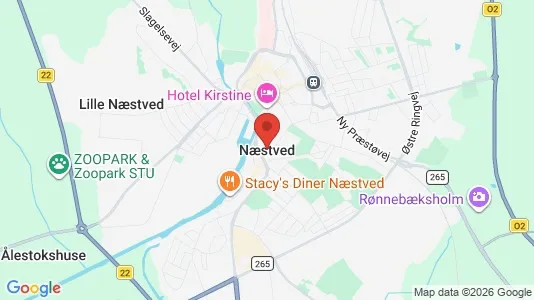 Tiendas En alquiler i Næstved - kort over placeringen