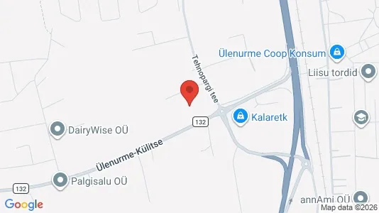 Liikekiinteistöt Myynnissä i Tartu - kort over placeringen