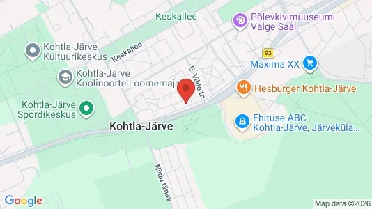 Commercial properties for sale i Kohtla-Järve - kort over placeringen