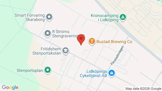 Nieruchomości przemysłowe Do wynajęcia i Lidköping - kort over placeringen