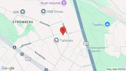 Office spaces for rent i Helsinki Läntinen - kort over placeringen