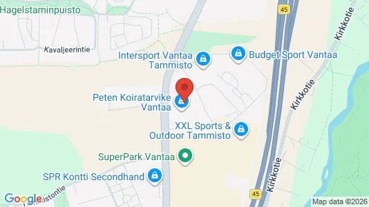 Kantorruimte te huur i Vantaa - kort over placeringen