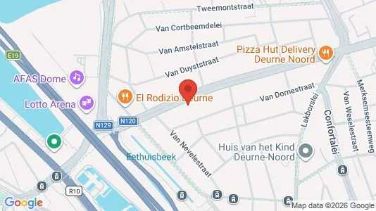Toimistotilat Vuokrattavana i Antwerpen Deurne - kort over placeringen