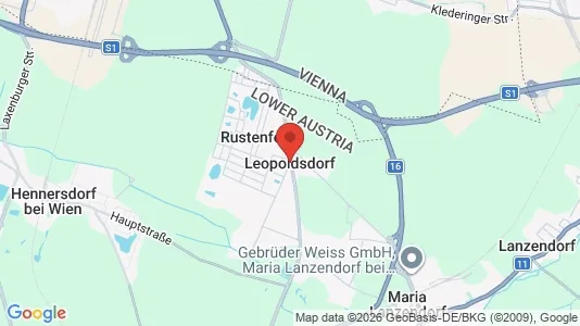 Office spaces for rent i Leopoldsdorf - kort over placeringen