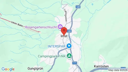 Lokale biurowe Na sprzedaż i Imst - kort over placeringen