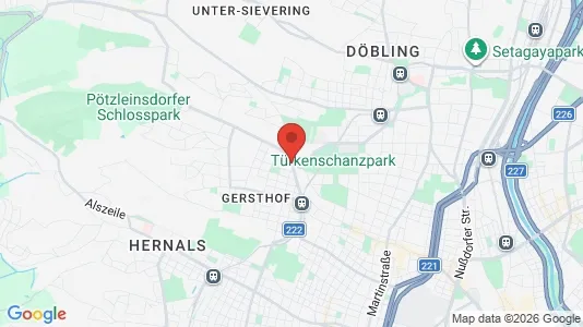 Kontorlokaler til leje i Wien Währing - kort over placeringen