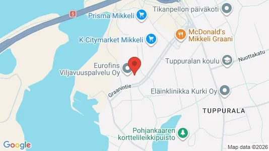 Espacios de oficina En alquiler i Mikkeli - kort over placeringen