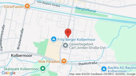 Office spaces for rent i Rosenheim - kort over placeringen
