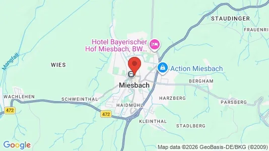 Commercial properties for rent i Miesbach - kort over placeringen