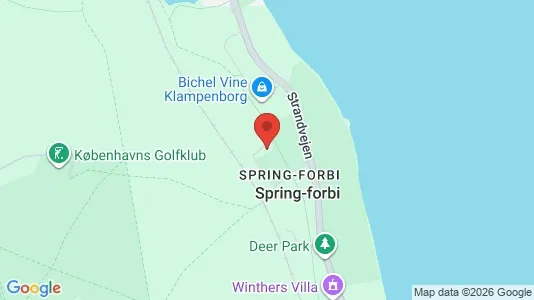 Kliniklokaler til leje i Klampenborg - kort over placeringen