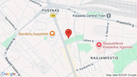 Büros zur Miete i Klaipėda - kort over placeringen