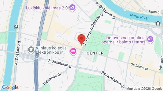 Commercial properties for rent i Vilnius Senamiestis - kort over placeringen