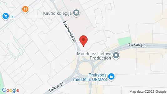 Gewerbeflächen zur Miete i Kaunas - kort over placeringen