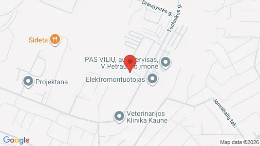 Werkstätte zur Miete i Kaunas - kort over placeringen