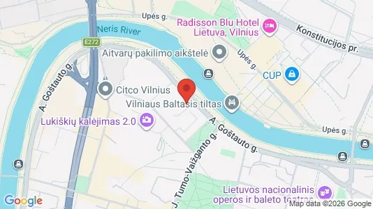 Office spaces for rent i Vilnius Senamiestis - kort over placeringen