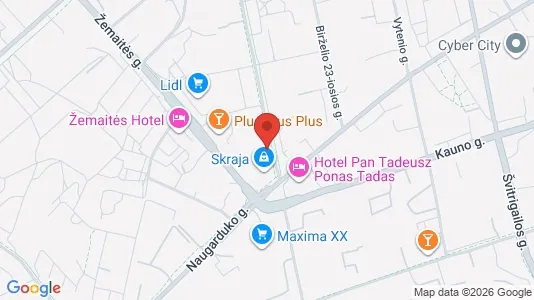 Office spaces for rent i Vilnius Naujamiestis - kort over placeringen