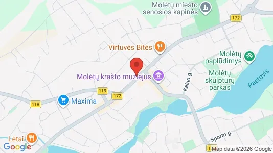 Büros zur Miete i Molėtų r. sav. - kort over placeringen