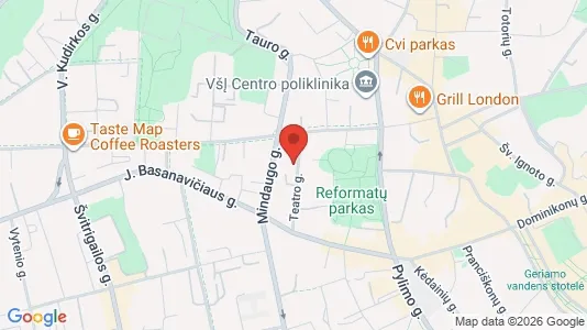 Office spaces for rent i Vilnius Naujamiestis - kort over placeringen