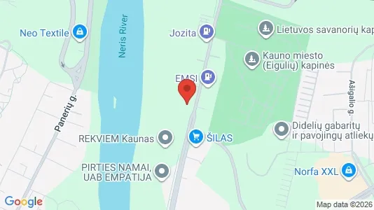 Office spaces for rent i Kaunas - kort over placeringen