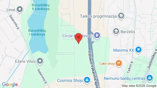 Büros zur Miete i Vilnius Pilaitė - kort over placeringen