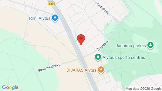 Office spaces for rent i Alytaus m. sav. - kort over placeringen