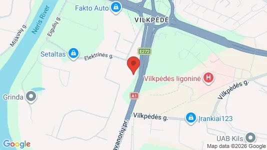Office spaces for rent i Vilnius Vilkpėdė - kort over placeringen