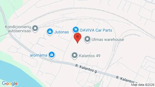 Lokaler til leie i Kaunas - kort over placeringen