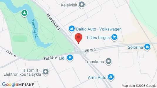 Office spaces for rent i Klaipėda - kort over placeringen