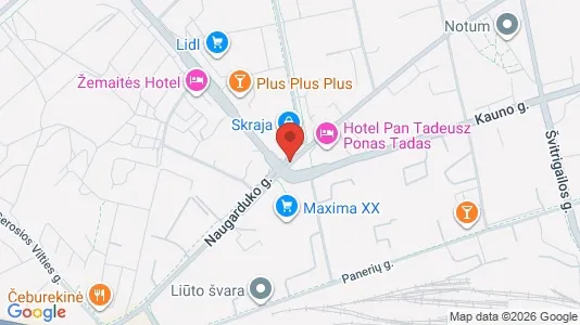 Office spaces for rent i Vilnius Naujamiestis - kort over placeringen