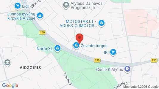 Office spaces for rent i Alytaus m. sav. - kort over placeringen