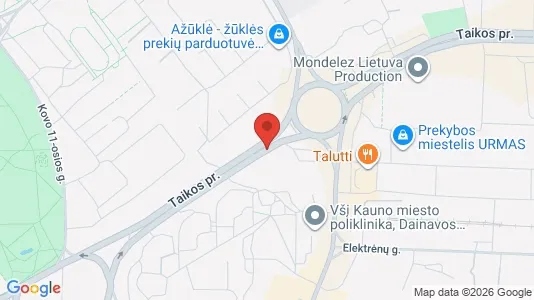 Office spaces for rent i Kaunas - kort over placeringen