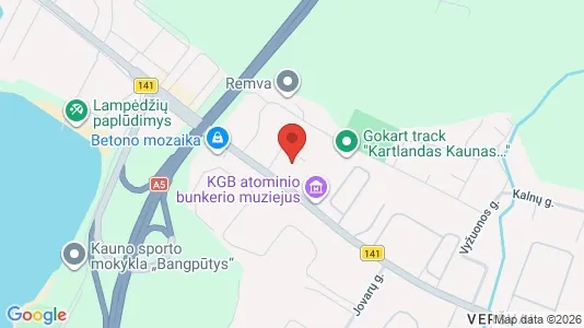 Lokaler til leie i Kaunas - kort over placeringen