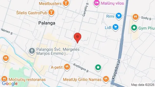 Office spaces for rent i Palangos m. sav. - kort over placeringen