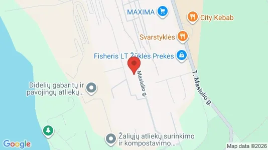 Industrial properties for rent i Kaunas - kort over placeringen