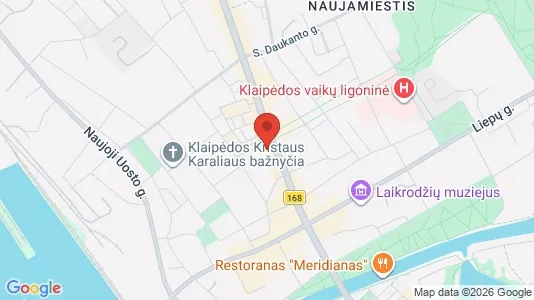 Office spaces for rent i Klaipėda - kort over placeringen