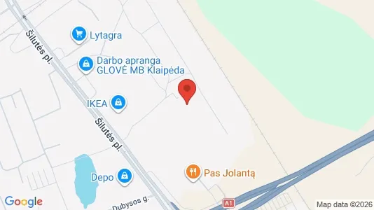 Werkstätte zur Miete i Klaipėda - kort over placeringen