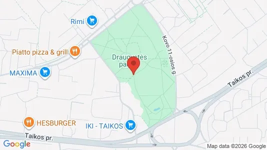 Office spaces for rent i Kaunas - kort over placeringen