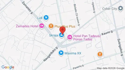 Office spaces for rent i Vilnius Naujamiestis - kort over placeringen
