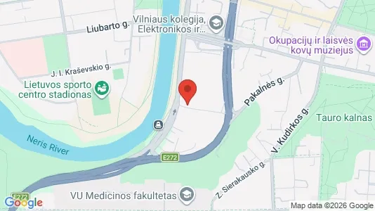 Office spaces for rent i Vilnius Senamiestis - kort over placeringen
