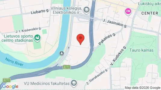 Office spaces for rent i Vilnius Senamiestis - kort over placeringen