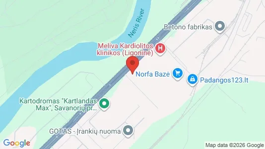 Büros zur Miete i Vilnius Vilkpėdė - kort over placeringen