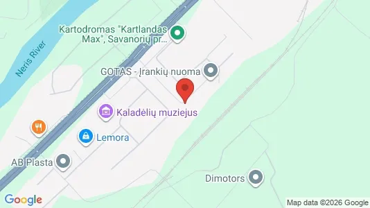 Office spaces for rent i Vilnius Vilkpėdė - kort over placeringen